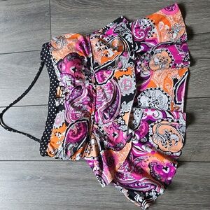 Kenneth Cole Reaction Tankini Swim Top  Size Medium